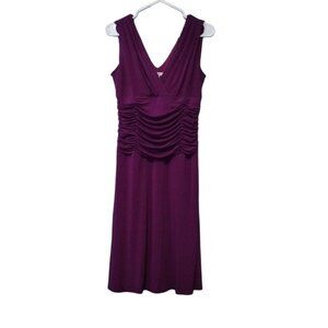 Women's Dressbarn Size 12 Kneelength Party Homecoming Dress Purple Fall